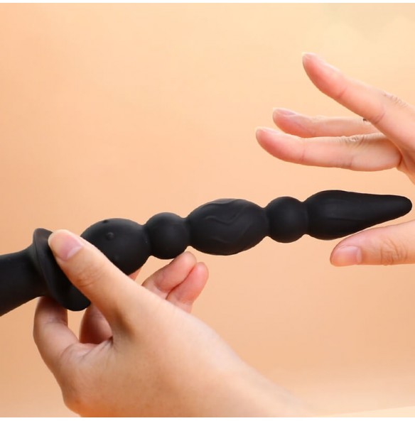 MizzZee - Pleasure Vibrating Anal Beads (Chargeable - Black) MizzZee - Pleasure Vibrating Anal Beads (Chargeable - Black)